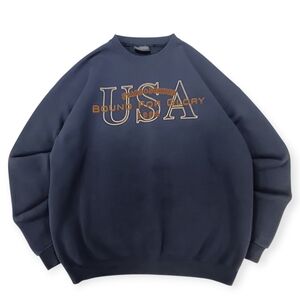 90s Van Heusen USA Olympics 1996 Navy Crewneck Sweatshirt - XL